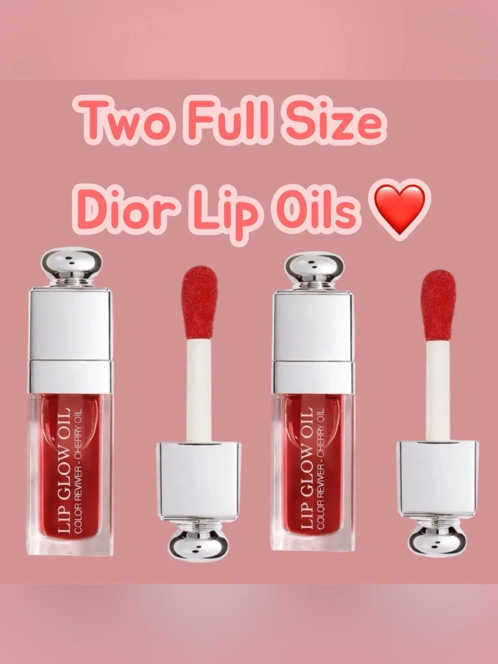 TWO DIOR LIP OILS 👄🎀 - Picture 2 of 4